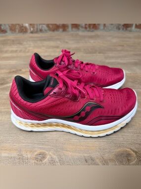Saucony Power Run Pink Tennis Sneaker Shoe Size 6.5